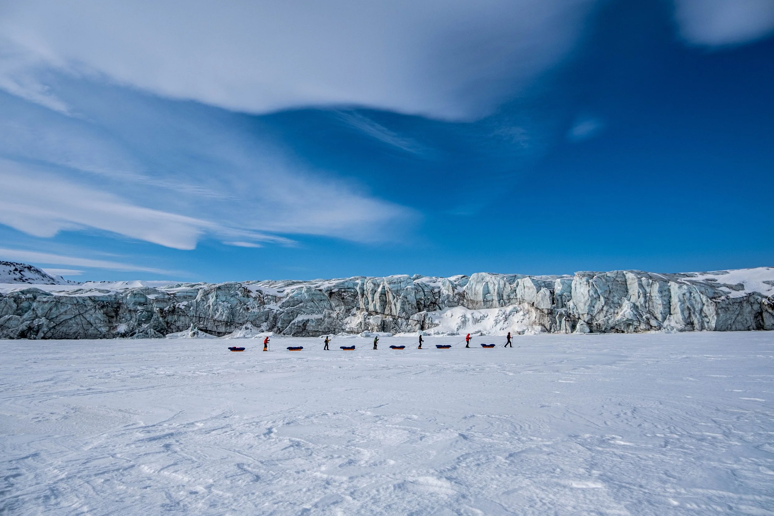 Svalbard på tvers. Svalbard East to West. Svalbard Crossing. Spitsbergen crossing.