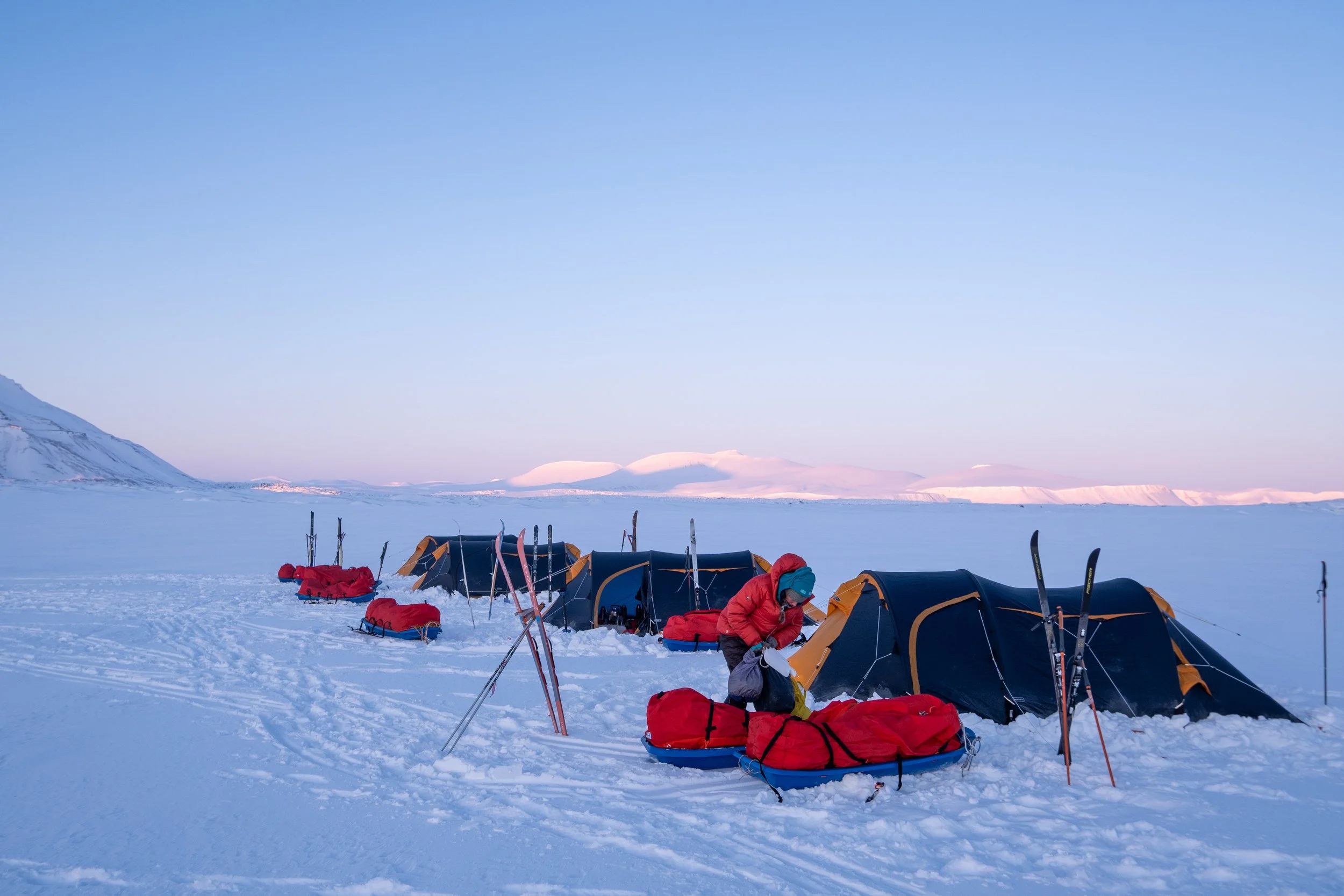 First camp of the trip