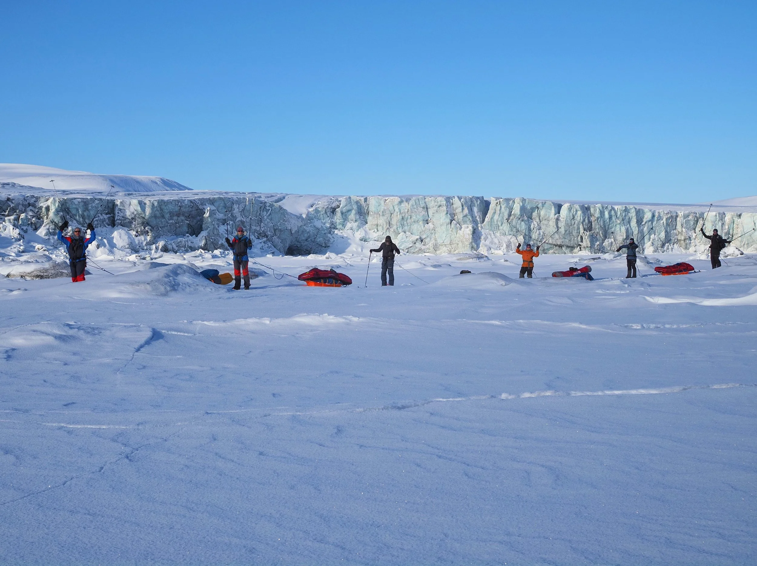 In front of Ulvebreen