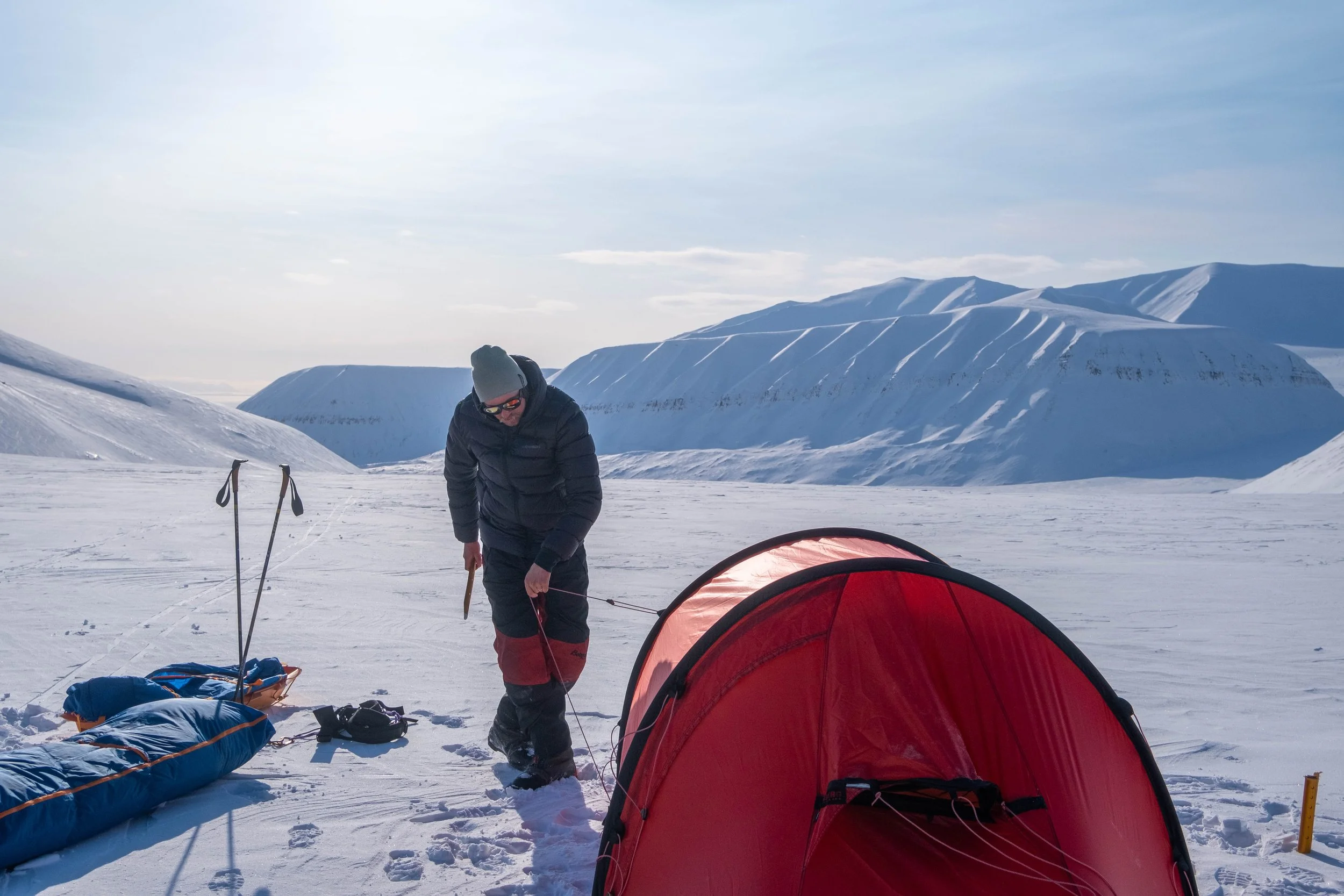 Svalbard på tvers. Svalbard East to West. Svalbard Crossing. Spitsbergen crossing. 