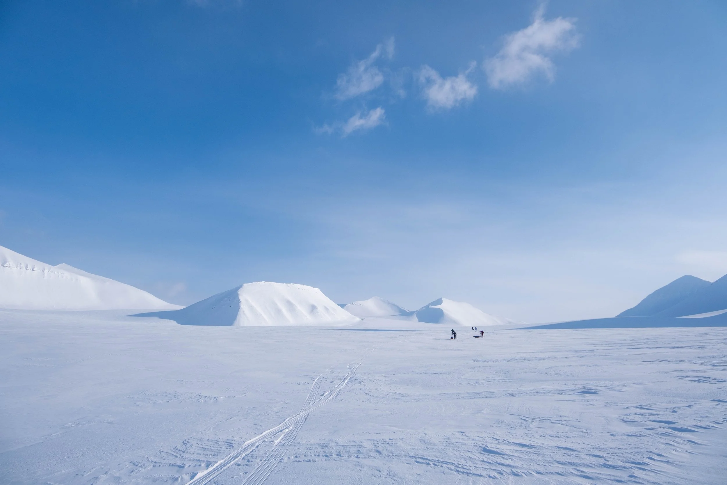 Svalbard på tvers. Svalbard East to West. Svalbard Crossing. Spitsbergen crossing. 