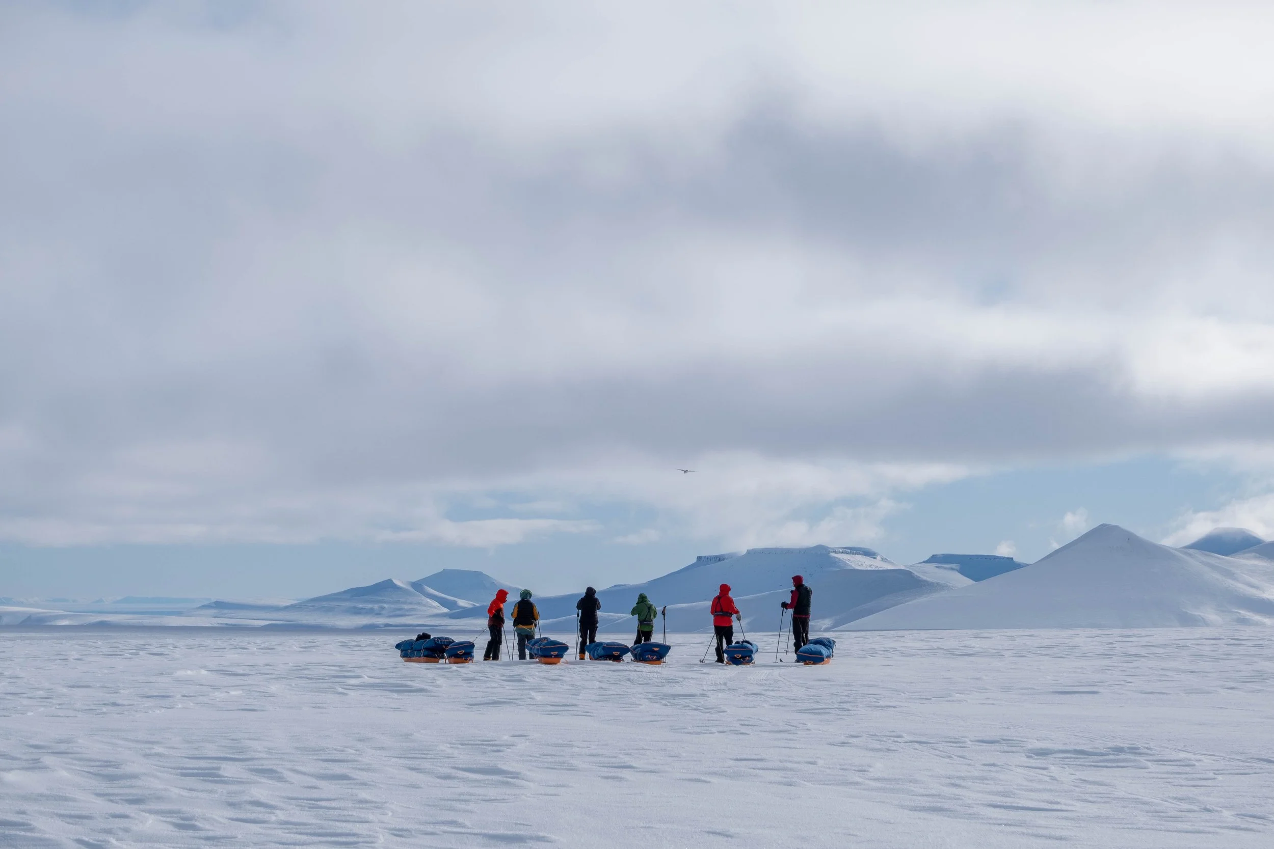 Svalbard på tvers. Svalbard East to West. Svalbard Crossing. Spitsbergen crossing. 