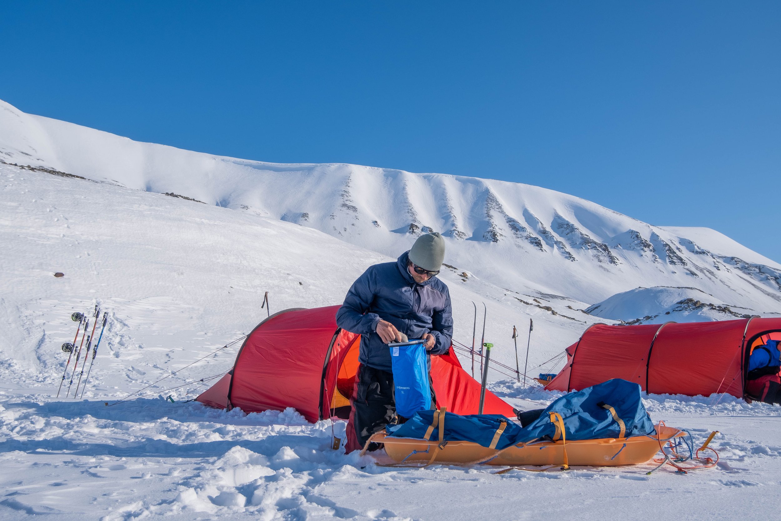 Svalbard på tvers. Svalbard East to West. Svalbard Crossing. Spitsbergen crossing. 