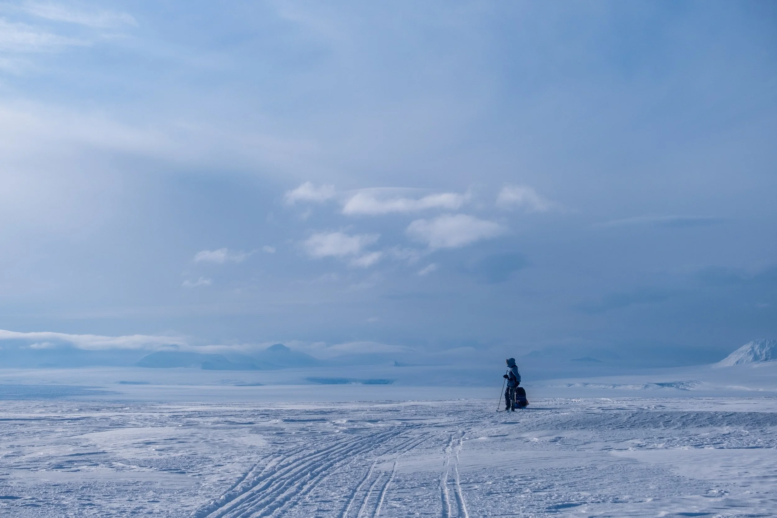 Isbukta in the distance 