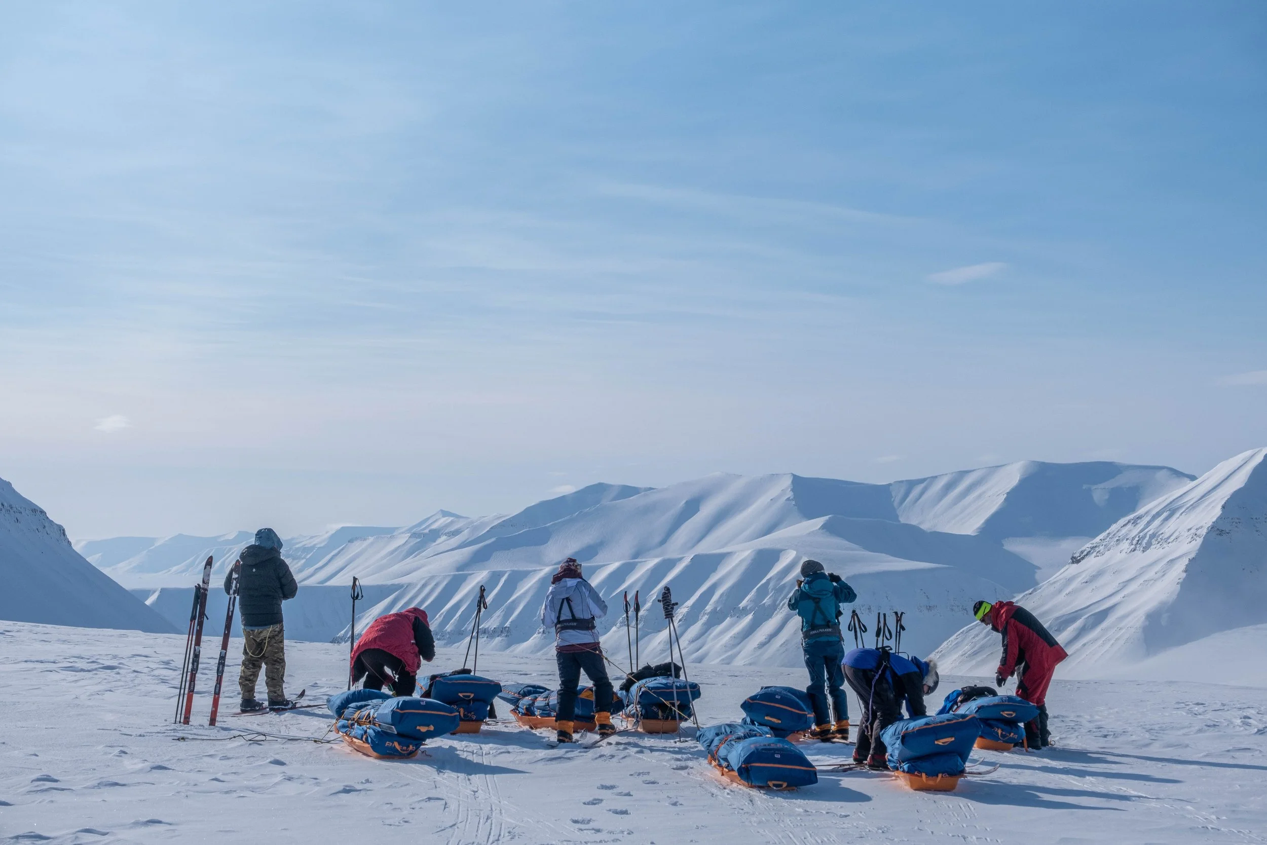 Svalbard på tvers. Svalbard East to West. Svalbard Crossing. Spitsbergen crossing. 