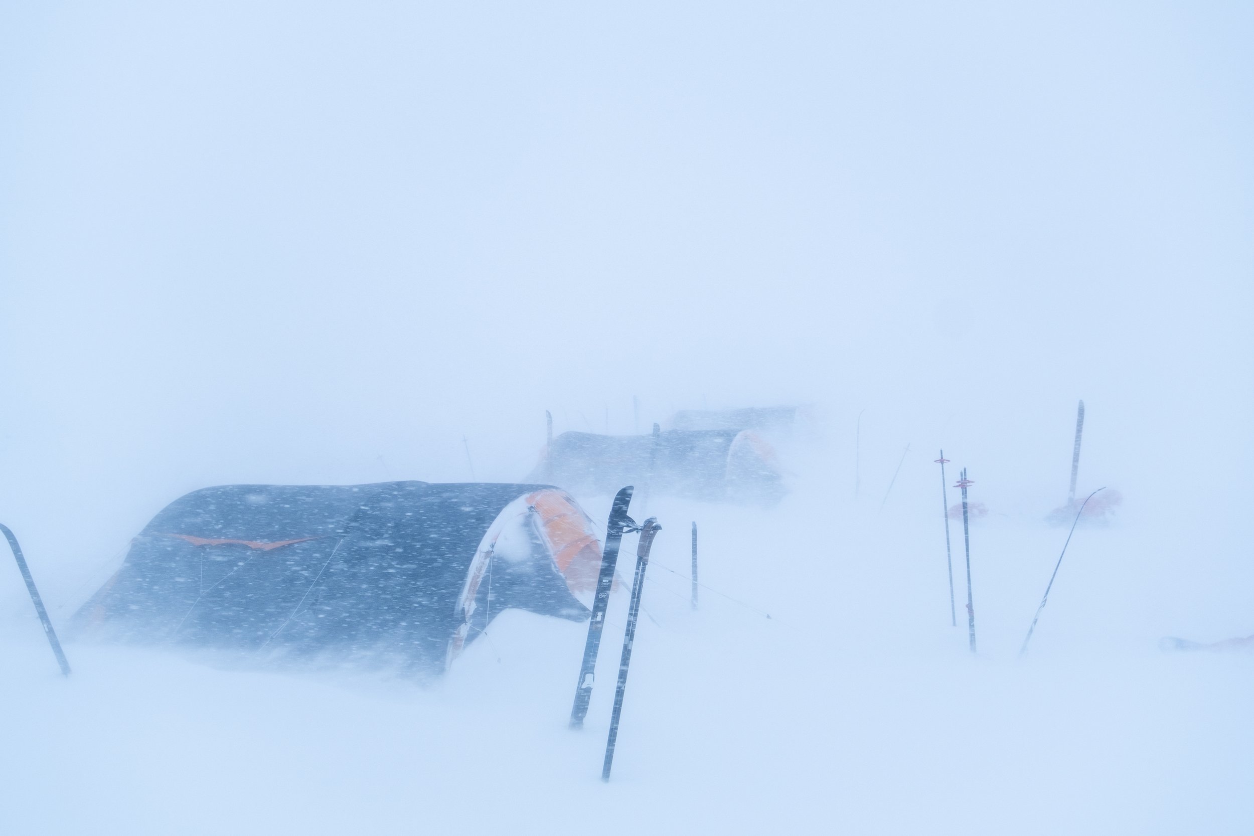 Storm on Sørkappfonna