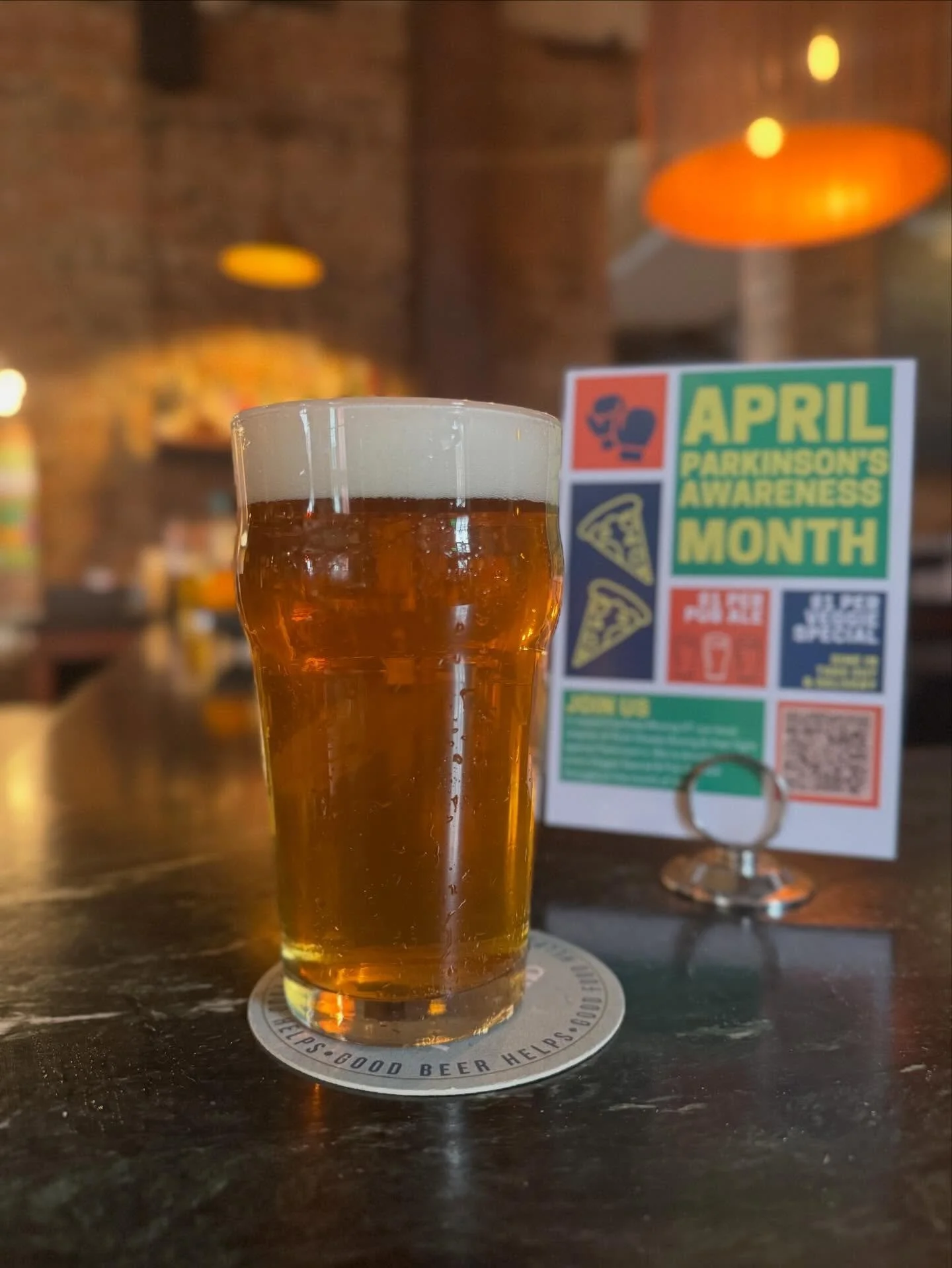 Happy National Beer Day! Want to celebrate beer AND help a good cause? For every pour of our pub ale, Buckingham Green, we will make a donation to @rock_steady_boxing to support their fight against Parkinson&rsquo;s disease.