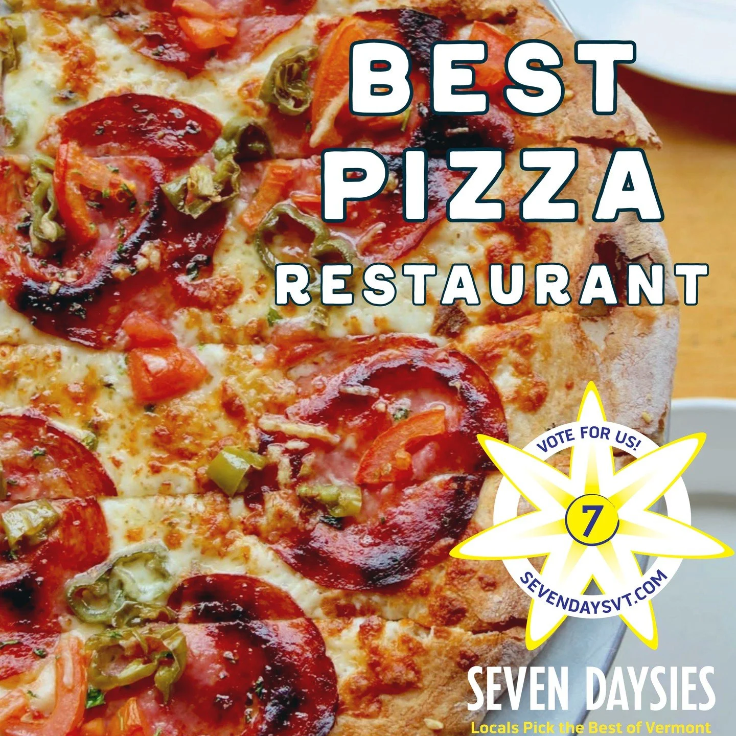 🗳️ One more week to vote! ⁠
⁠
We're honored to be nominated for Best Pizza Restaurant and Best Family Restaurant. ⁠
⁠
🍕🫧⁠
⁠
(Psst: check out our story highlights for a direct link)