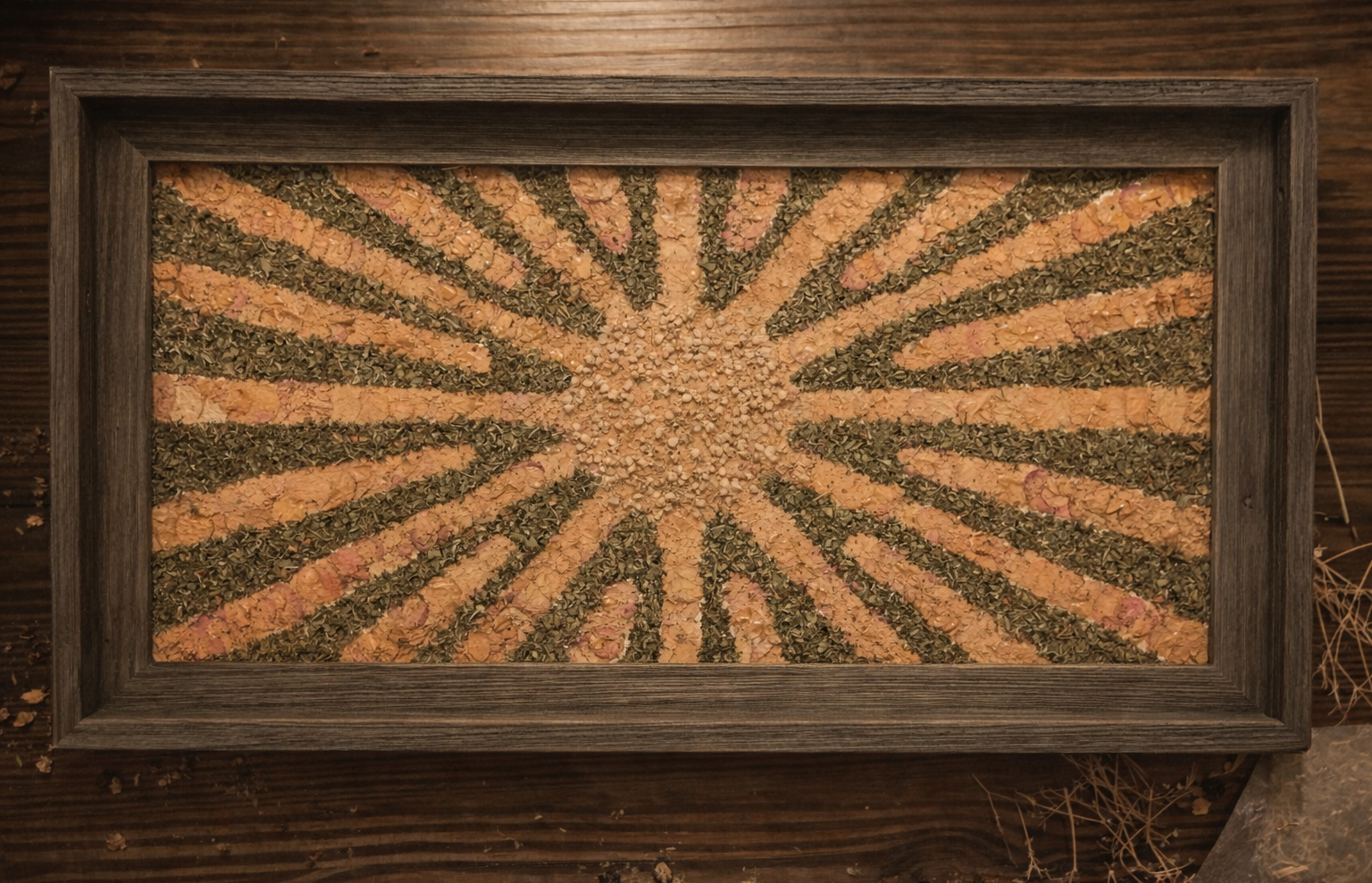 Rustic wedding bouquet preservation.