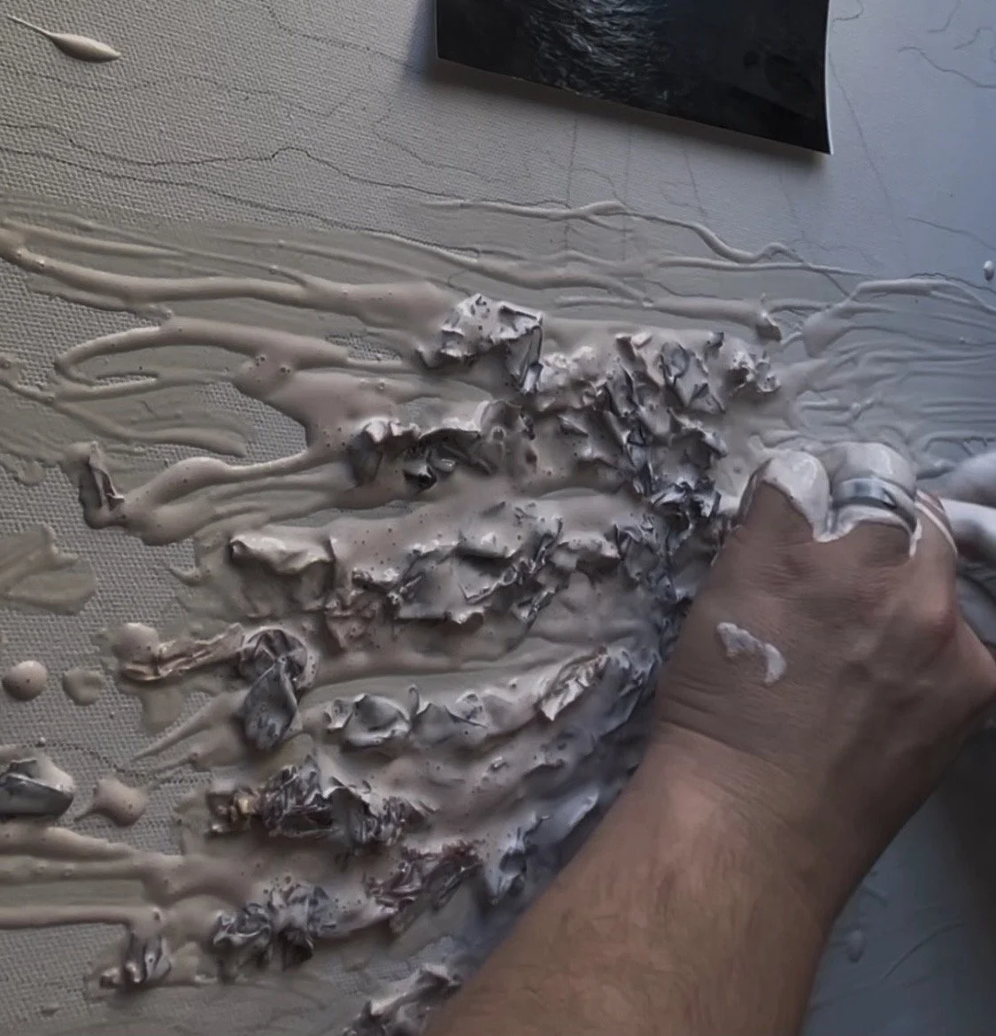 Turning Funeral Flowers Into Artwork