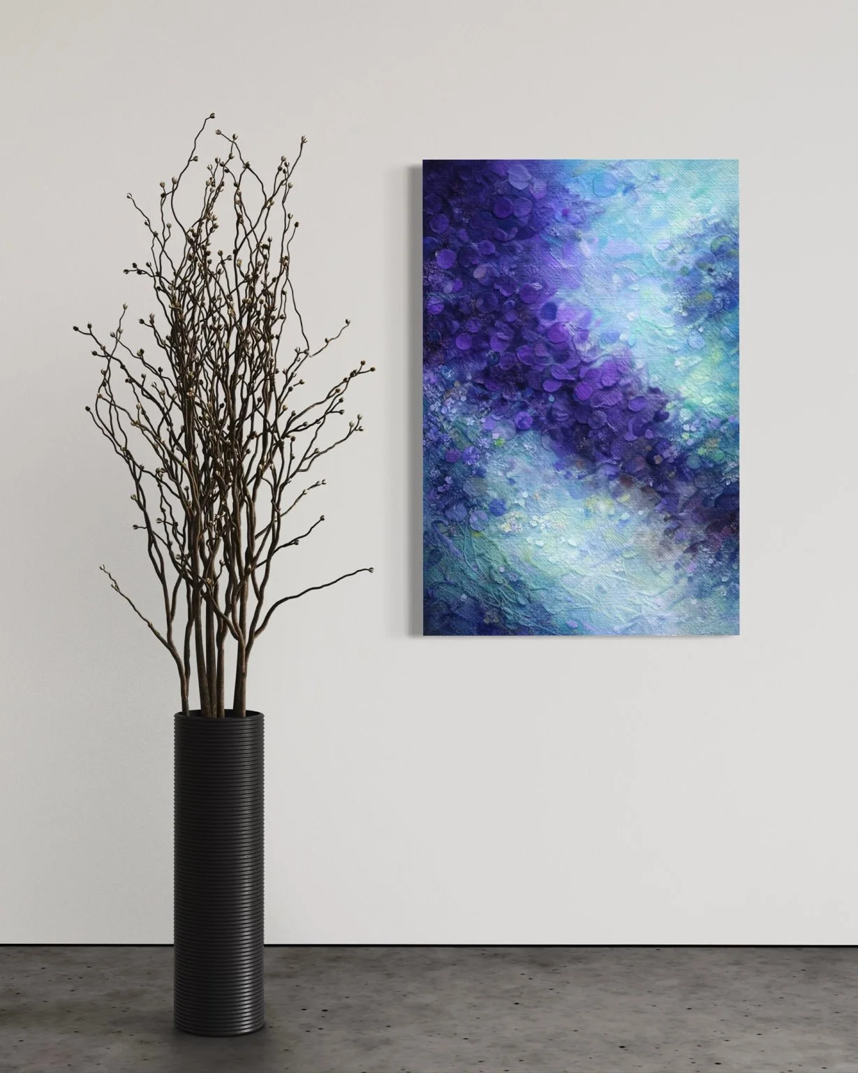 Sympathy flowers transformed into preserved artwork.