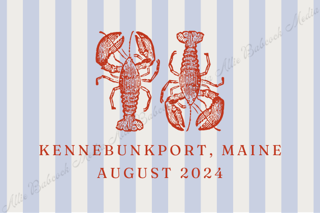 New England Lobster Wedding Matchbox Template