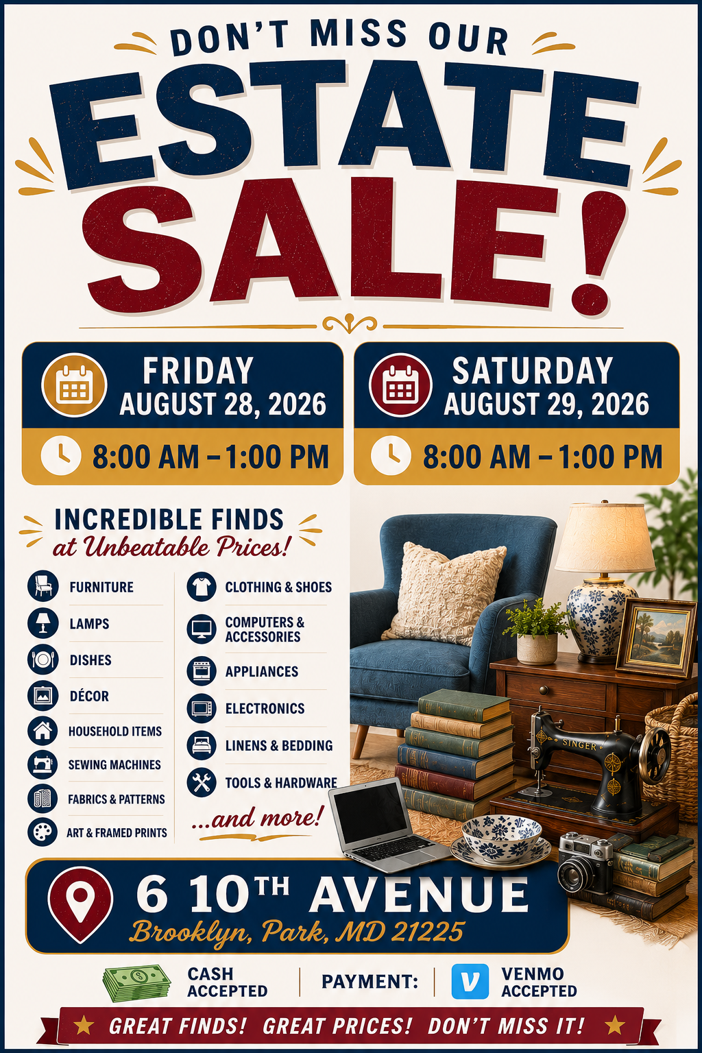 Estate Sale…Don’t Miss It!
