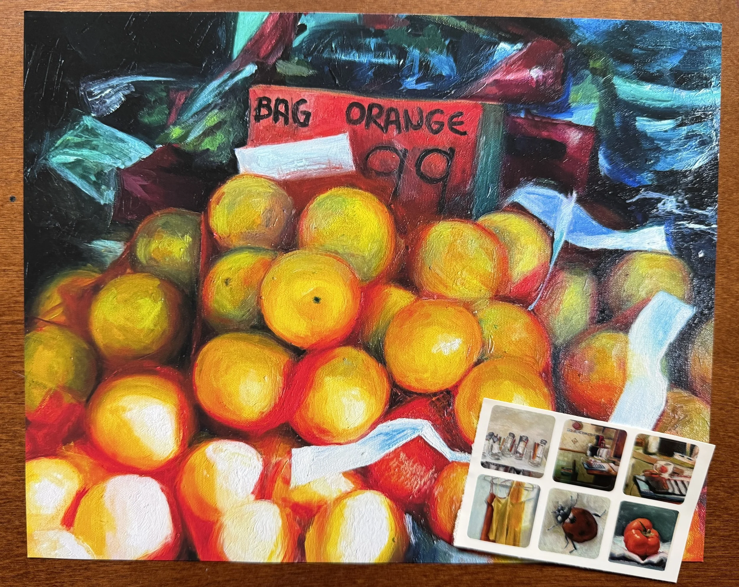 Orange Cascade - signed print