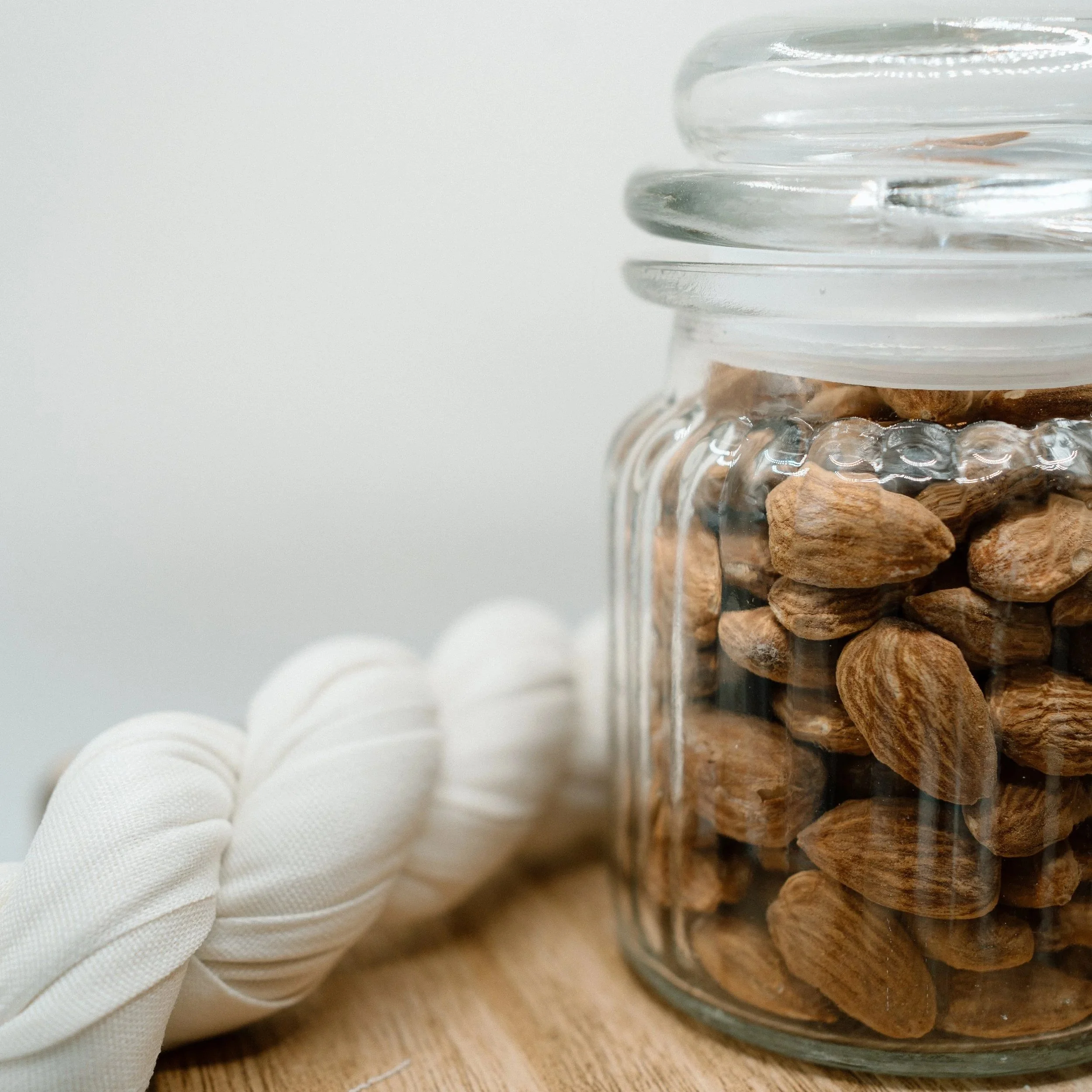 Jar of Salted Almonds