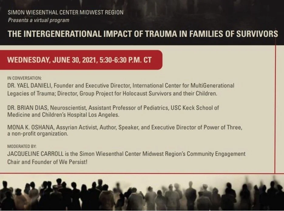 The Intergenerational Impact of Trauma in Families of Survivors