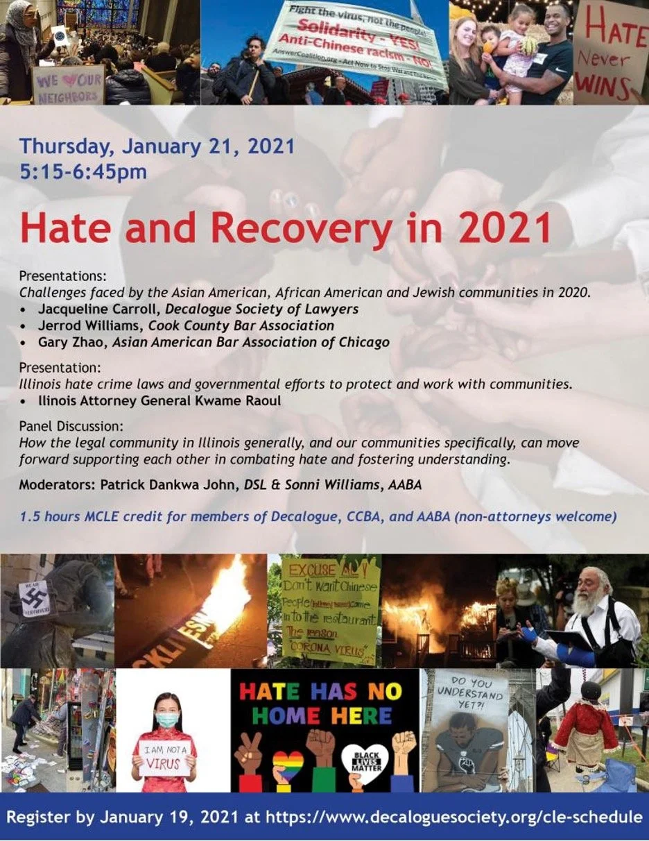 Hate and Recovery in 2021