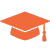 Icon of a graduation cap