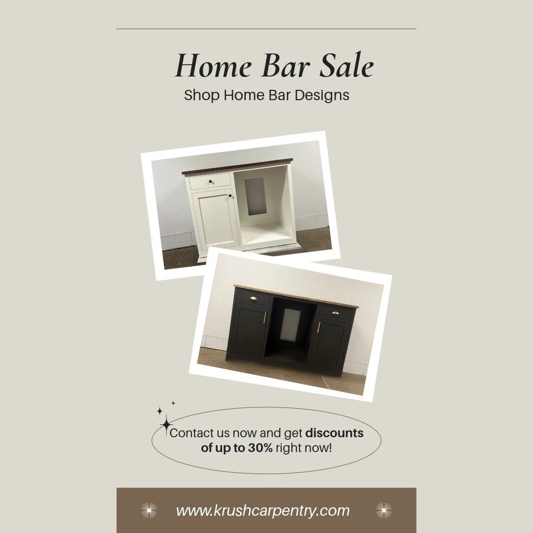 Signature home bar cabinets available now. #sale#homebar#bar#finishcarpentry #cabinet #homedecor #entertaining #cabinetry
