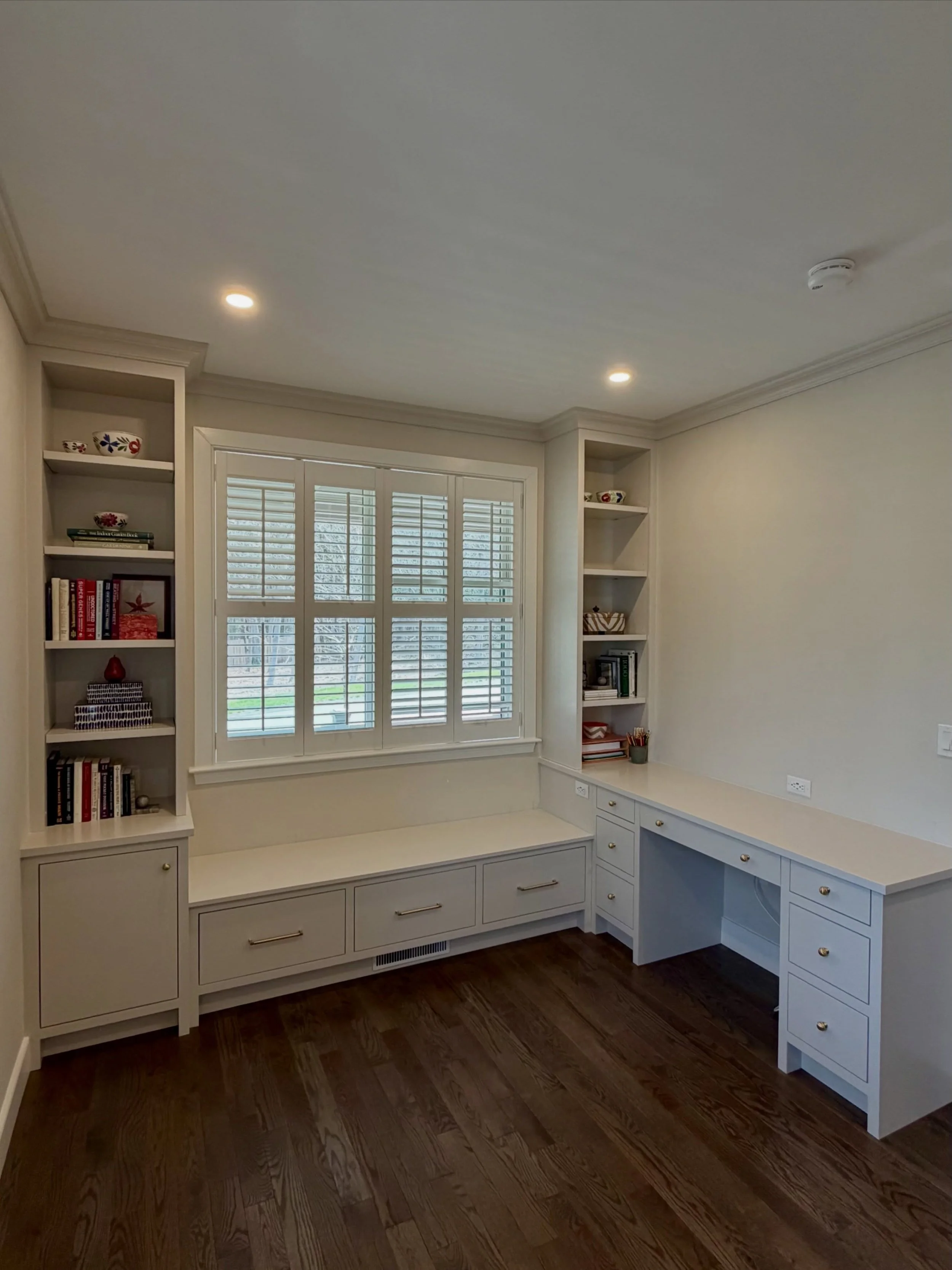 * Built for function, designed for calm. ✨
* Custom cabinetry, clutter-free mind.
* Where productivity meets good design.
* A workspace that finally works.  #cabinetry #custom #interiordesign #office #milton