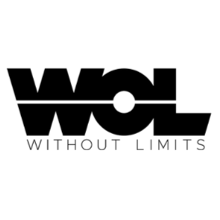 Logo with the text 'WOL' and the phrase 'Without Limits' below it.