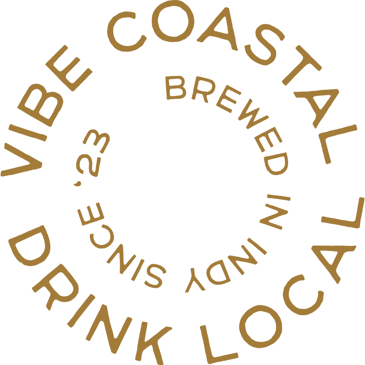 Circular logo with the text "LA COUNTY VISIBLE AND INDEPENDENT BREWED IN LA COUNTY" arranged in a spiral.