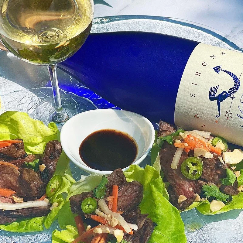 Recipe Pairing: Moscato Azul with Bulgogi Lettuce Wraps