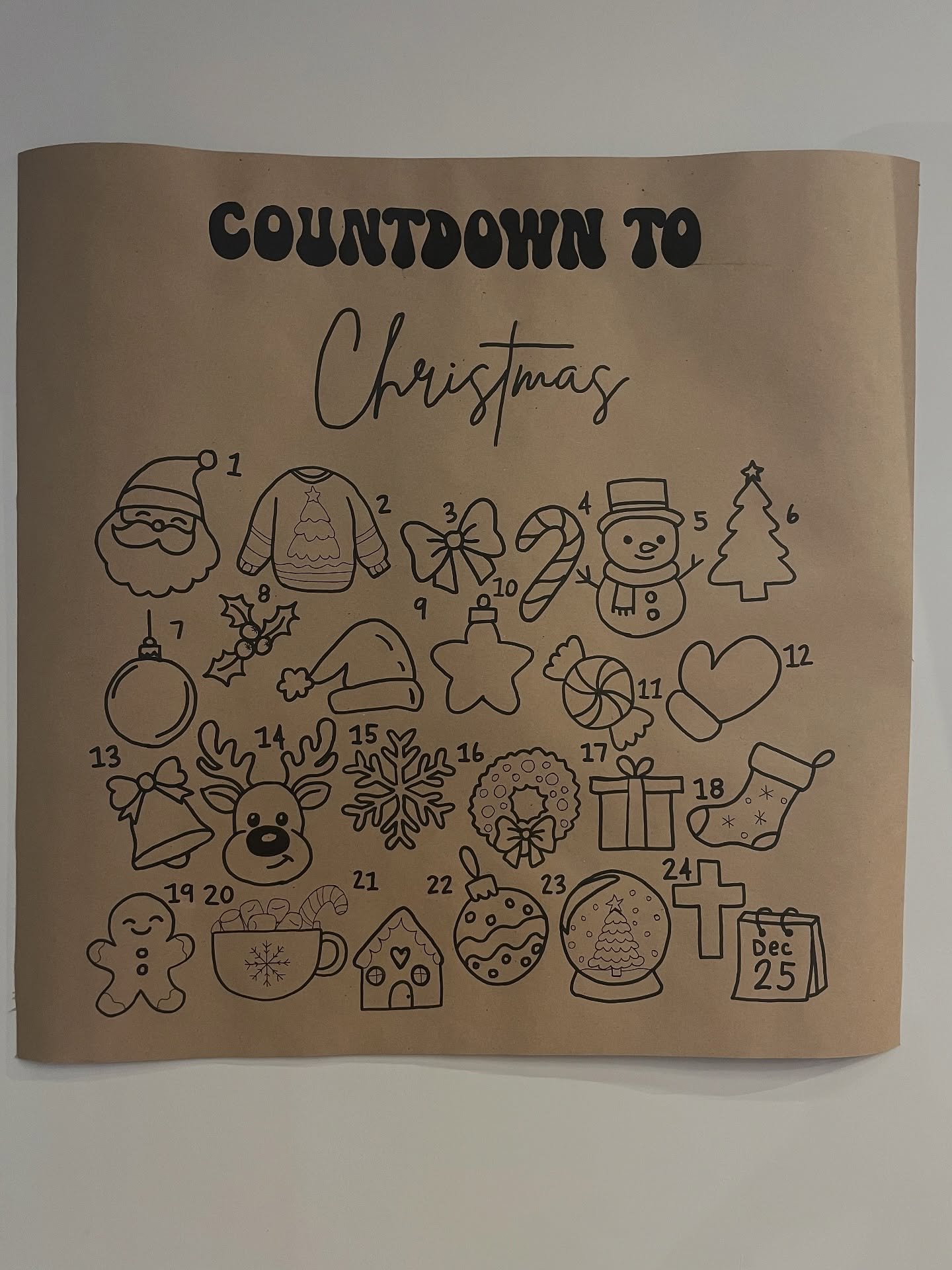 I swear December sneaks up on us every year 😂
If you want a fun (and screen-free 🙌) way to count down to Christmas, I only have 11 banners available!

Order by Nov 25 to guarantee it arrives before Dec 1.

#ChristmasCountdown #ColoringBanner #Count