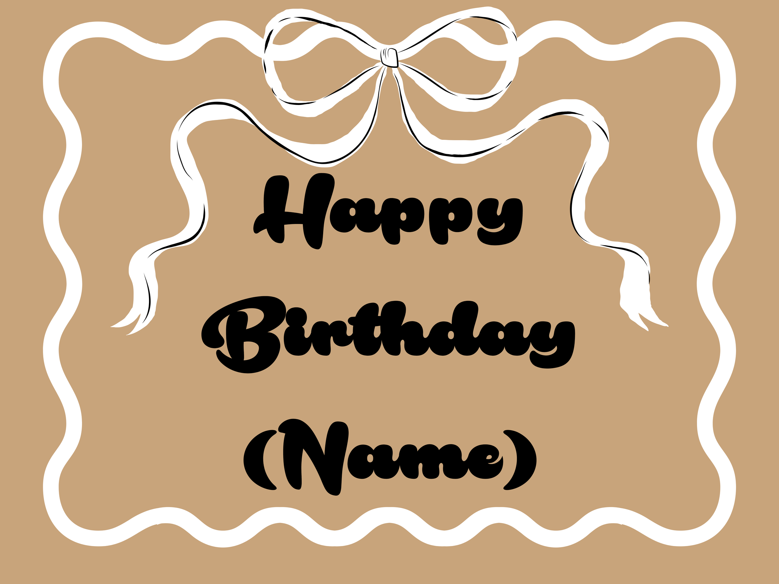 Happy Birthday Banner (Pre-Made)