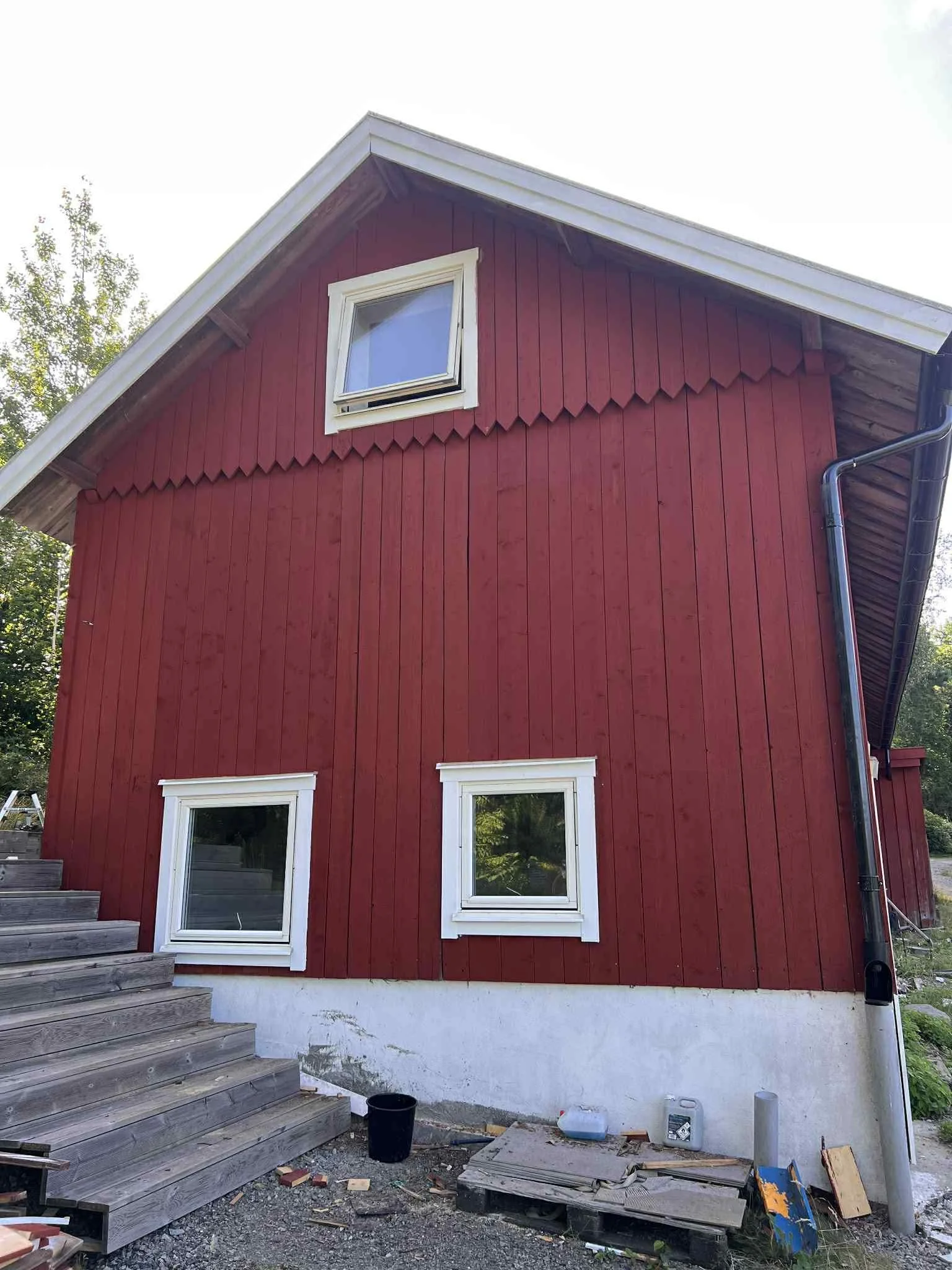 Rött hus.