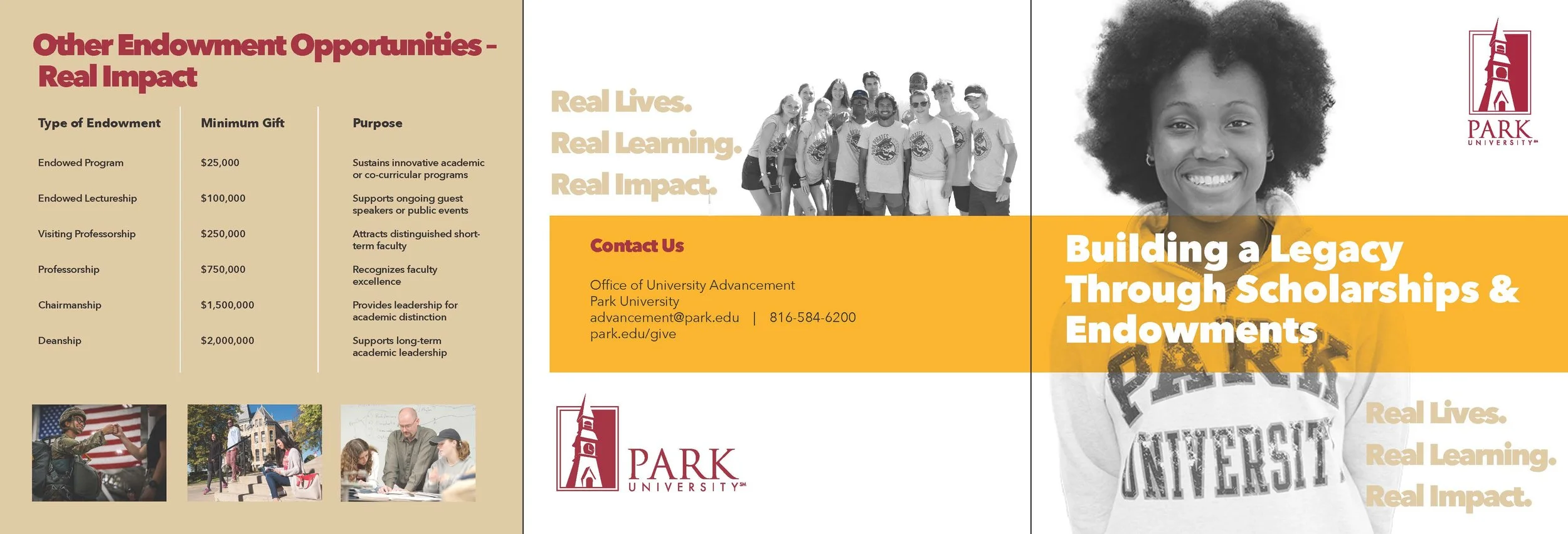 Scholarship Endowment brochure