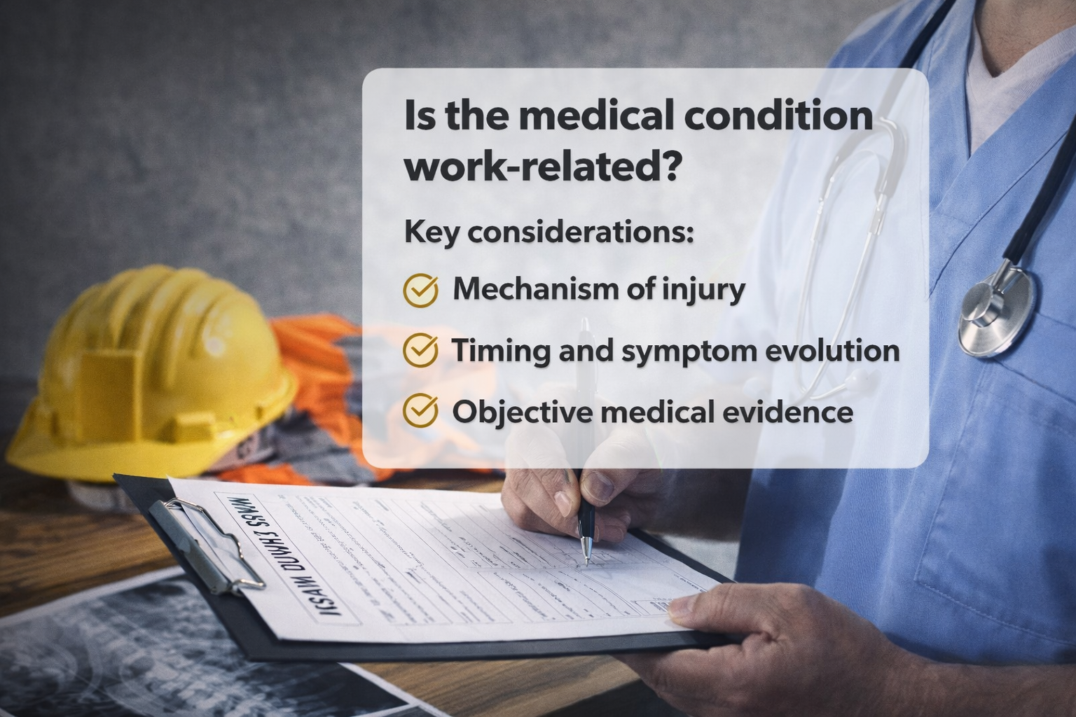 Identifying Medical Causation in a Workers’ Compensation Case: A Clinical Framework That Withstands Scrutiny