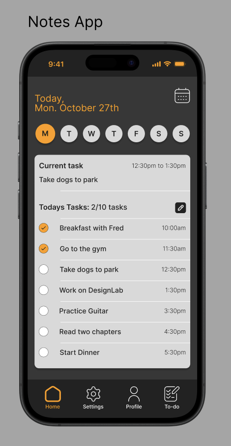 Notes App for Mobile