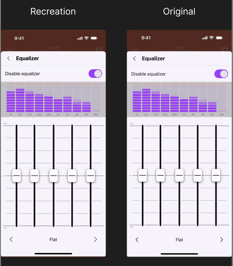 Deezer EQ Recreation