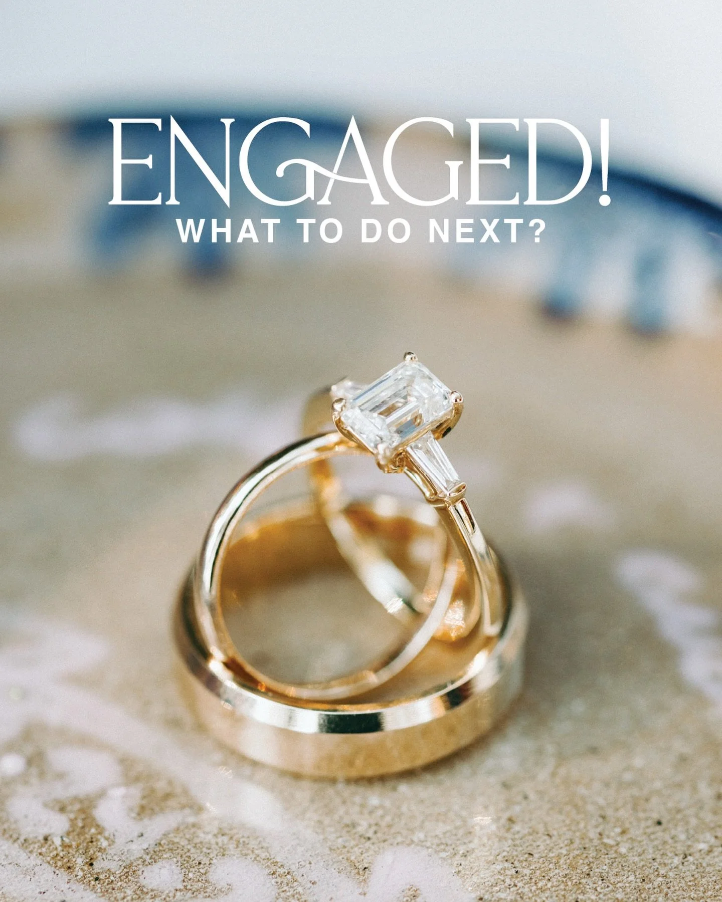 Just got engaged? Pause right here &mdash; don&rsquo;t open Pinterest yet. ❤️
 The first days after saying &ldquo;yes&rdquo; are magic, and we want you to actually feel them before diving into logistics.

Here&rsquo;s what we tell every newly engaged