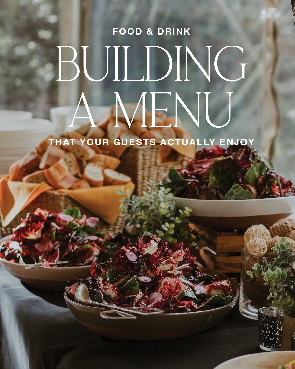 Food and beverage are some of the biggest memory-makers at a wedding &mdash; and they affect energy more than most d&eacute;cor decisions. 

We love helping couples: 
✨ build menus that match the pace of the day ✨ layer in cultural dishes or comfort 