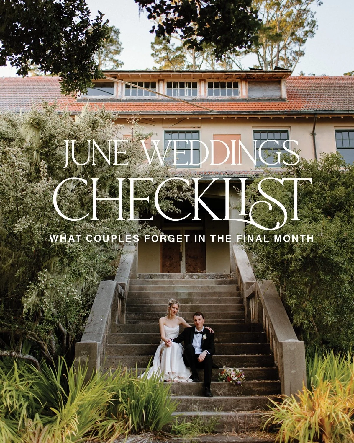 June weddings come with sunshine, celebrations&hellip; and sometimes a few forgotten to-dos.
 With graduations, travel, and summer crowds, a little extra organization goes a long way.

We help our couples through: 
✨ transportation confirmations ✨ gu