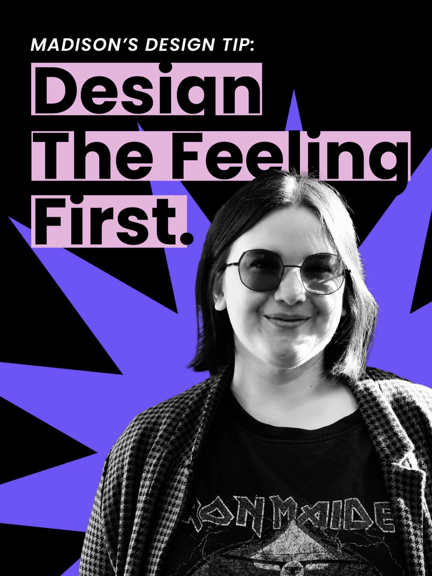 Think design starts with colours, fonts &amp; layouts?
It doesn&rsquo;t.
It starts with the feeling.
 
We asked Madison to share the design advice that totally shifted her thinking 👉 and it&rsquo;s &ldquo;design the feeling first.&rdquo; Before you 