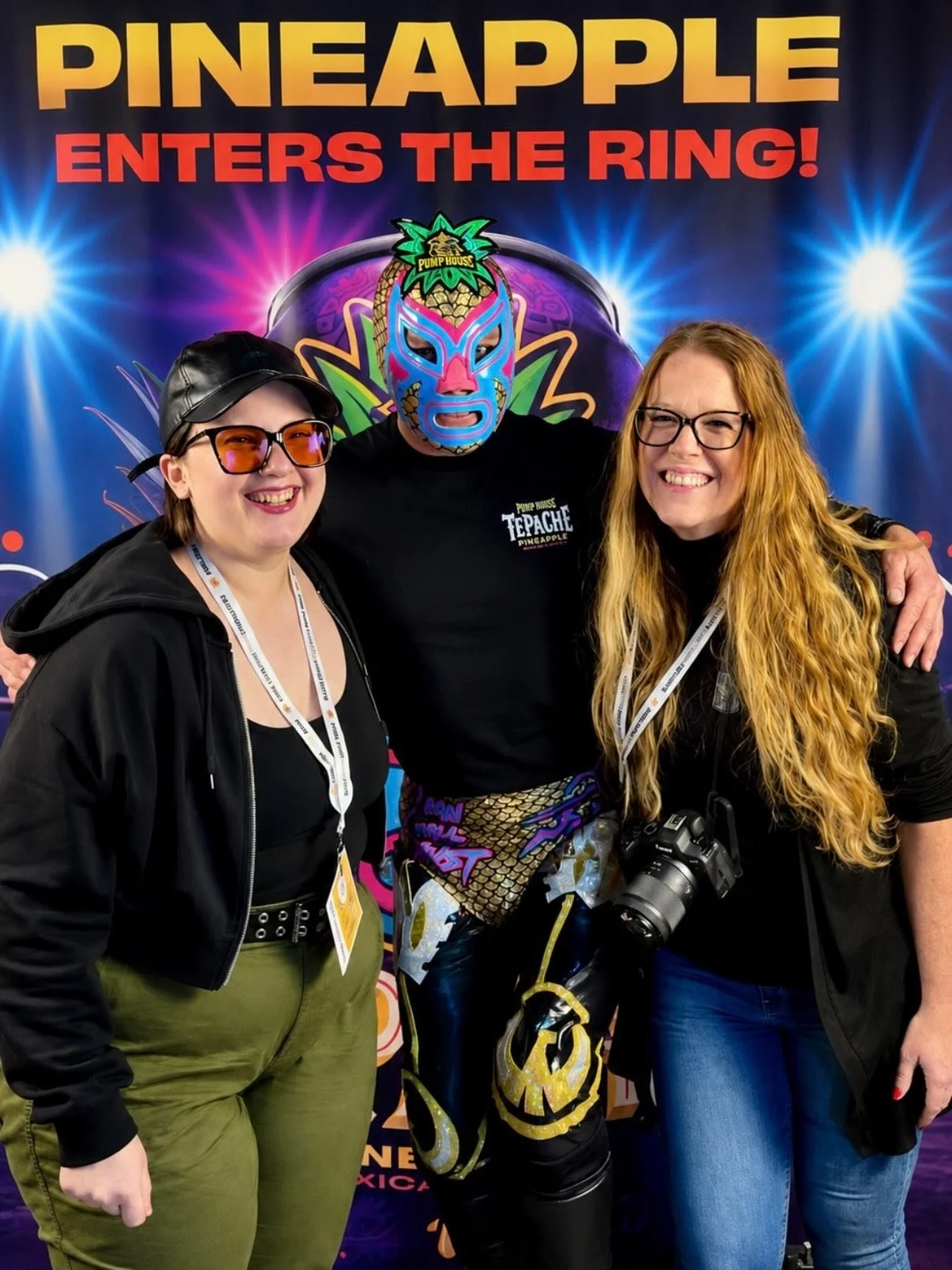 One of our fave work perks? Making new friends on the job.
And our  newest friend comes with a mask, awesome poses and excellent brand presence!

Just a little BTS from East Coast Bev Con while we help bring a new beer launch to life.