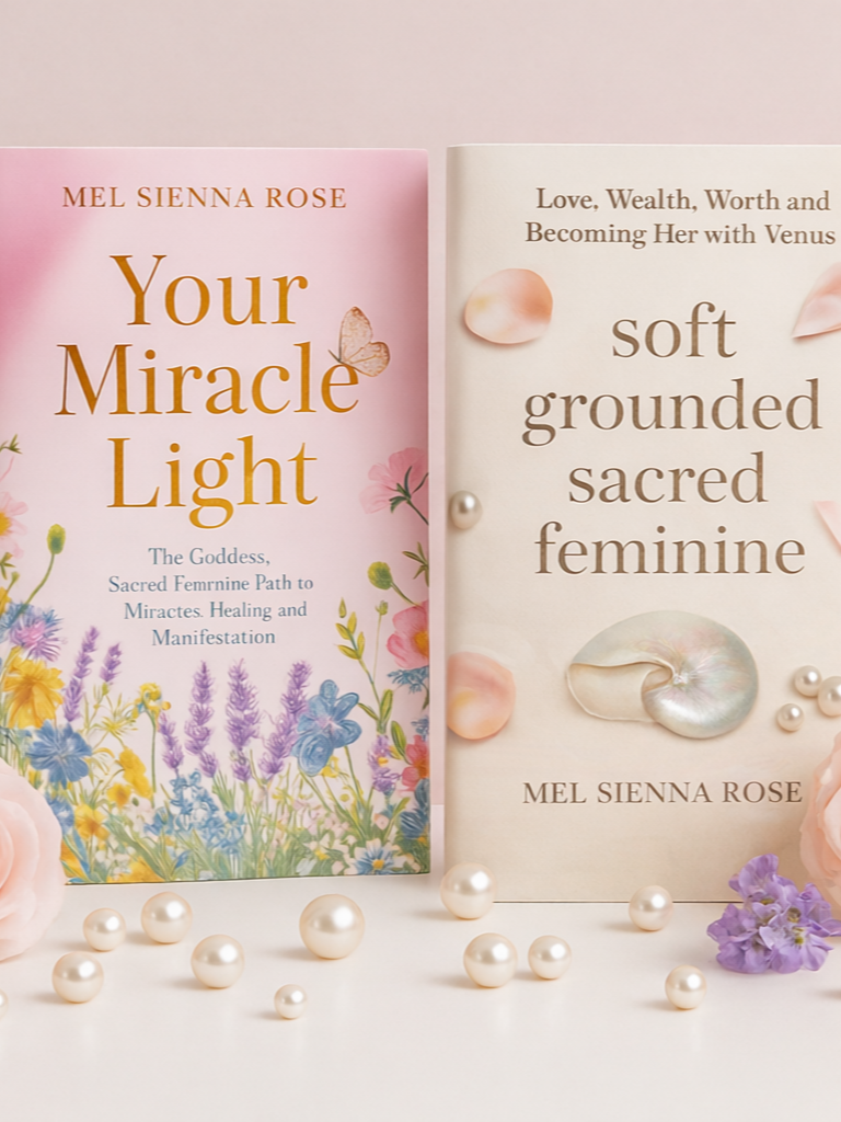 Mel Sienna Rose Madgwick Your Miracle Light and Soft Grounded Sacred Feminine Books