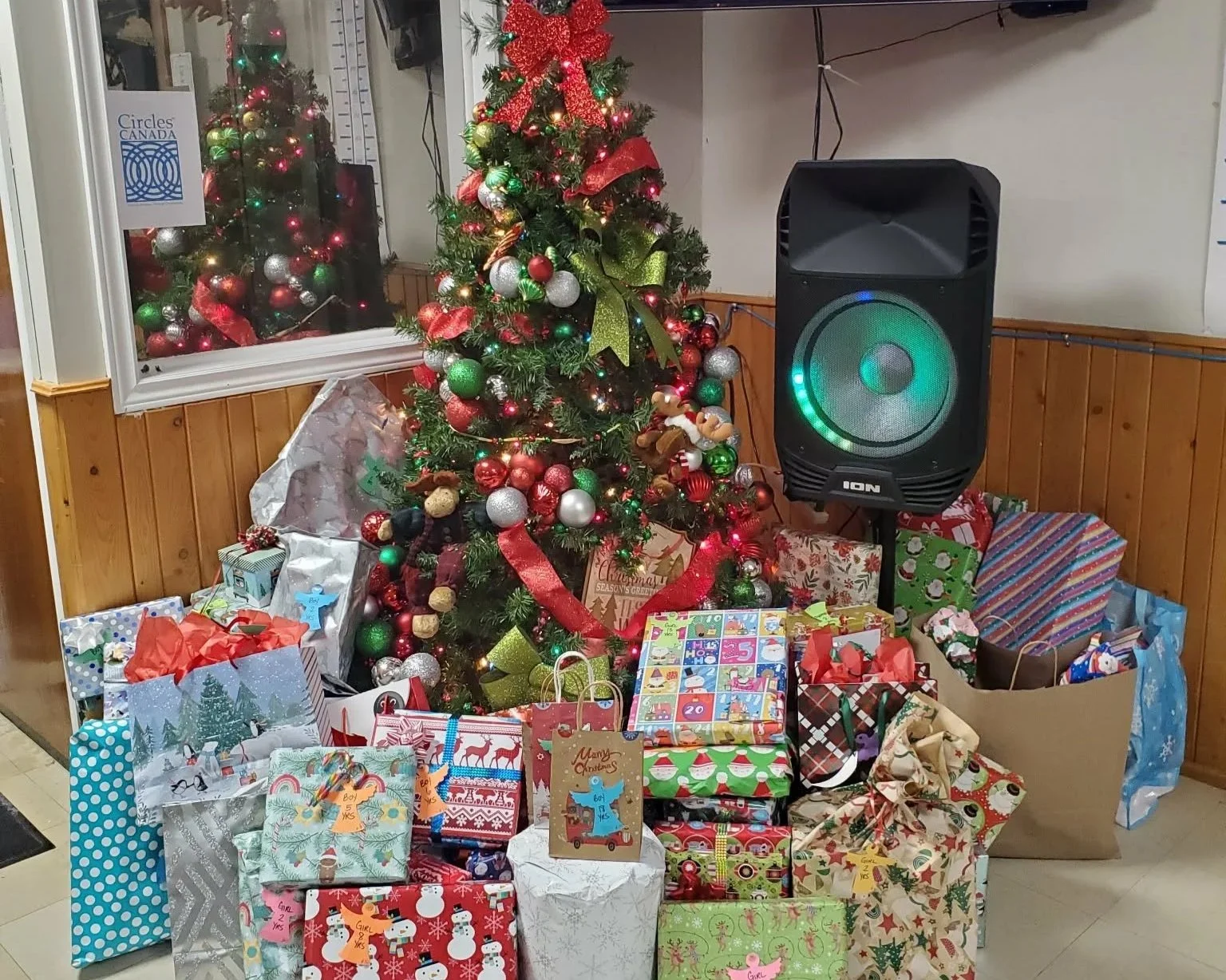 Our Angel Tree supporting families with Circles Lambton