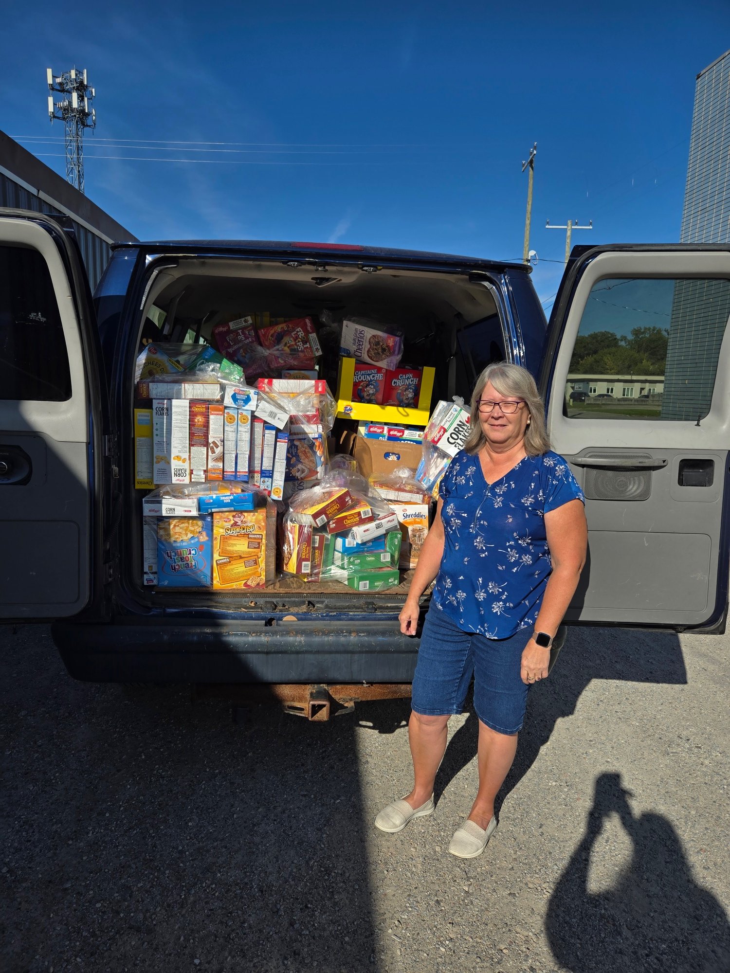 Donations of boxes of Cereal going to 