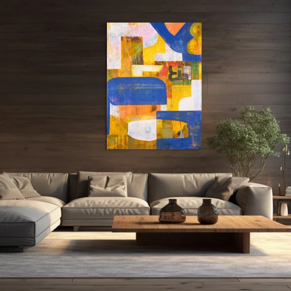 "ARTifact #30" 2024, Mixed media oil on stretched canvas, 48 x 36 x 2.5 in