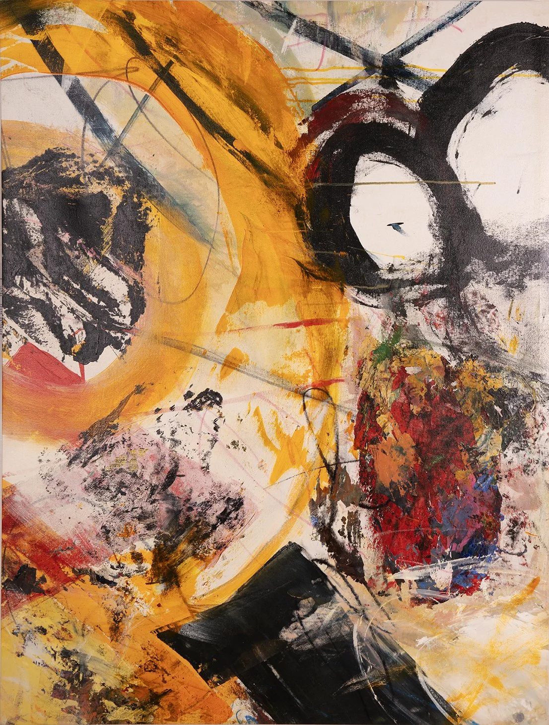 "Strong Coffee"
Mixed Media acrylic on canvas
59" x 32"