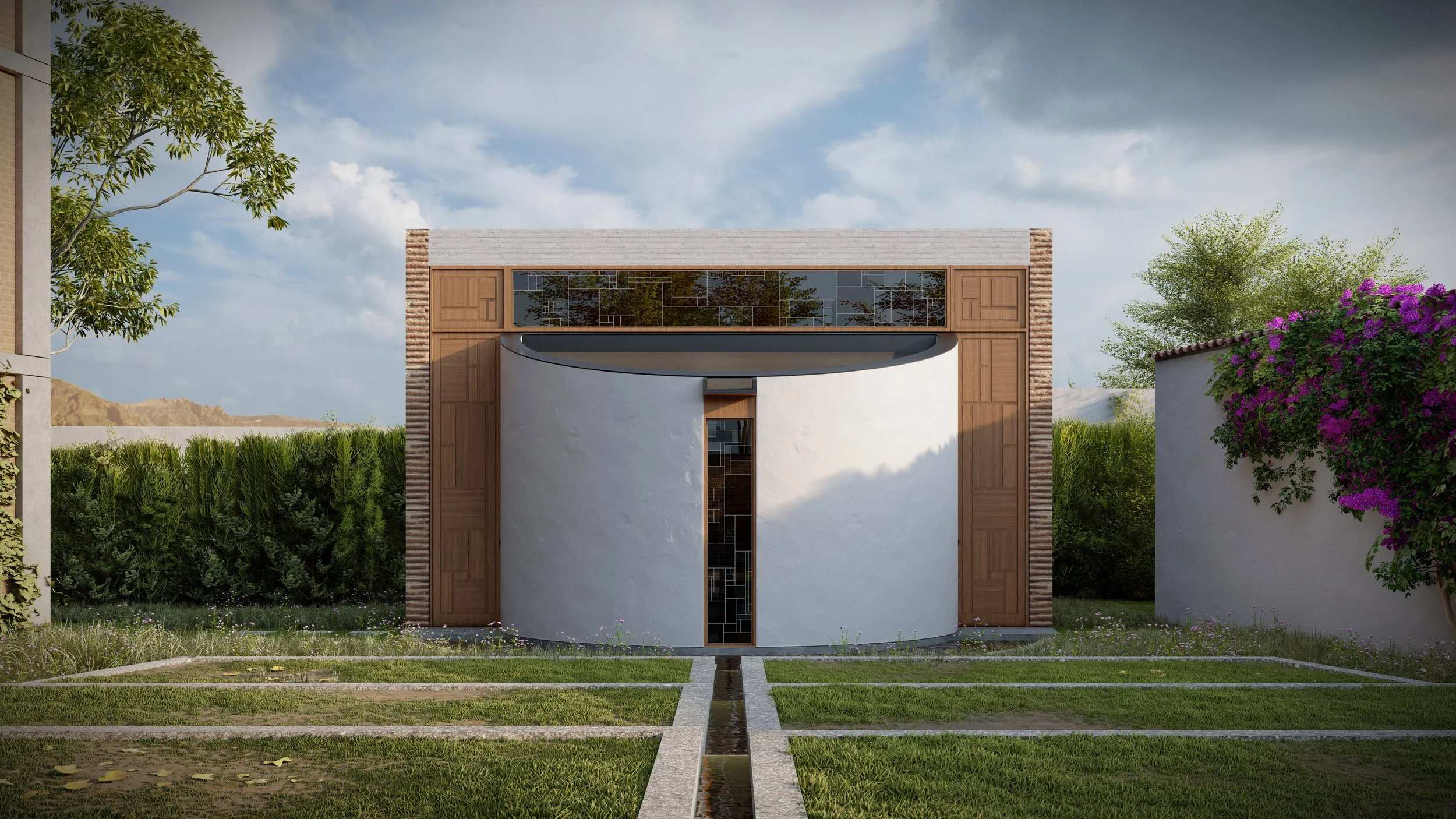 Exterior Image of Capilla La Paz in closed position