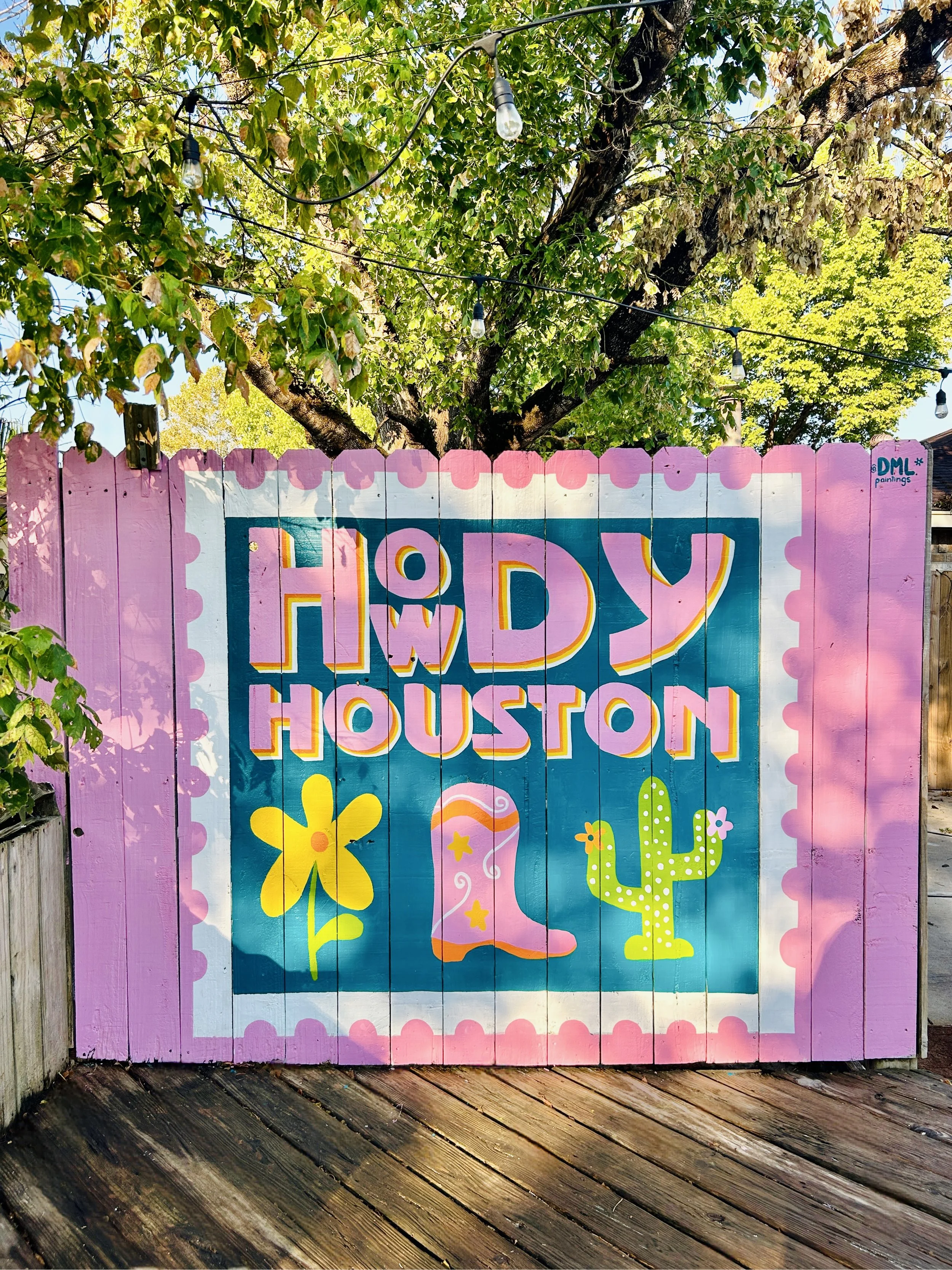 Wooden Fence | AirBnB | Houston, TX
