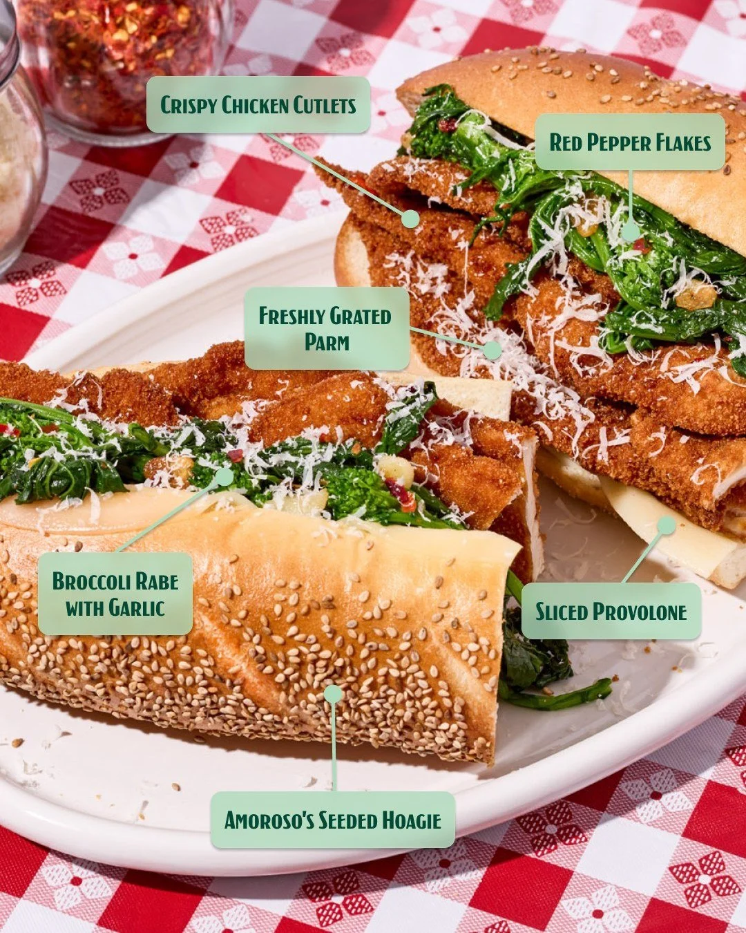 Anatomy of the perfect Philly sandwich.