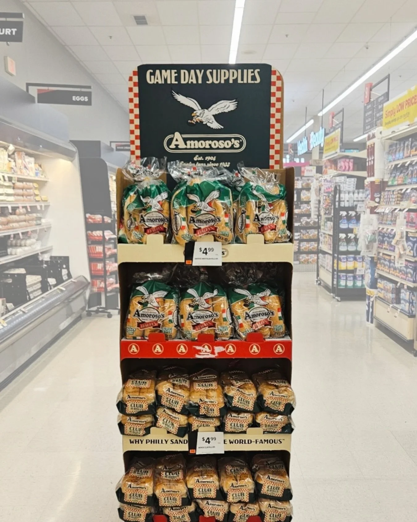 Rooting for the home team starts at home. 🥖

Keep your 👀s out for your local GAME DAY SUPPLY fix in your neighborhood @acmemarkets, @giant, and @shopritestores.