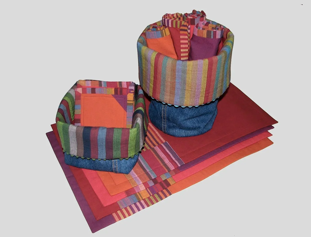soft fabric baskets