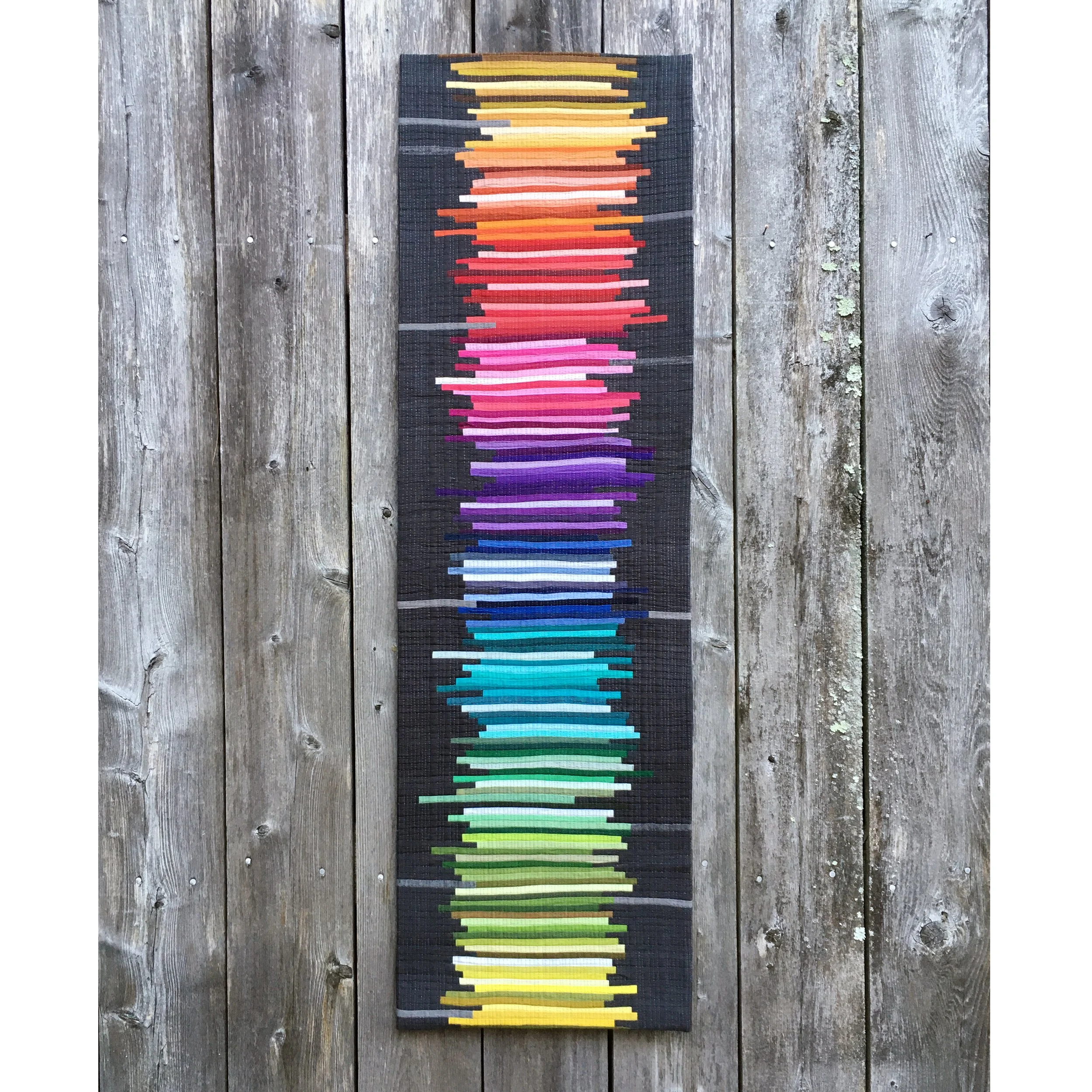 quilter's crayon box, 14 x 40"